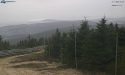 Lysá hora, pohled na západ