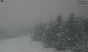 Město Rokytnice nad Jizerou - Lysá hora, pohled na západ - 18.11.2025 v 07:31 Město Rokytnice nad Jizerou - Lysá hora, pohled na západ - 18.11.2025 v 07:31