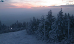 Lysá hora, pohled na západ