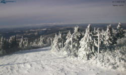 Lysá hora, pohled na západ