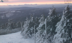 Lysá hora, pohled na západ