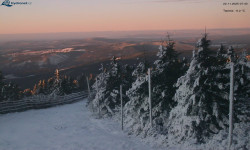 Lysá hora, pohled na západ
