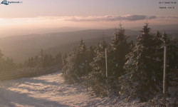 Lysá hora, pohled na západ