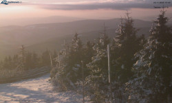 Lysá hora, pohled na západ