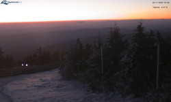 Lysá hora, pohled na západ