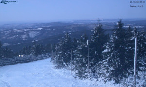 Město Rokytnice nad Jizerou - Lysá hora, pohled na západ - 23.11.2025 v 07:03 Město Rokytnice nad Jizerou - Lysá hora, pohled na západ - 23.11.2025 v 07:03