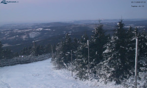Město Rokytnice nad Jizerou - Lysá hora, pohled na západ - 23.11.2025 v 07:15 Město Rokytnice nad Jizerou - Lysá hora, pohled na západ - 23.11.2025 v 07:15