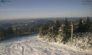 Město Rokytnice nad Jizerou - Lysá hora, pohled na západ - 23.11.2025 v 08:45 Město Rokytnice nad Jizerou - Lysá hora, pohled na západ - 23.11.2025 v 08:45