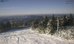 Lysá hora, pohled na západ