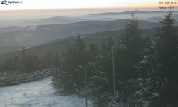 Lysá hora, pohled na západ