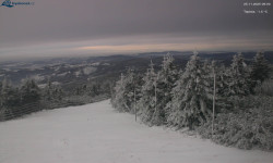 Lysá hora, pohled na západ