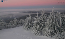 Lysá hora, pohled na západ