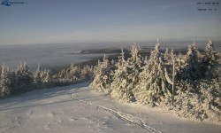 Lysá hora, pohled na západ