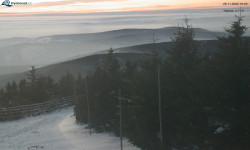 Lysá hora, pohled na západ