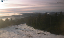 Lysá hora, pohled na západ