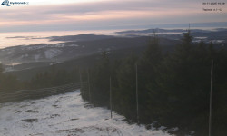 Lysá hora, pohled na západ