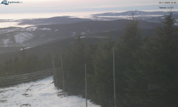 Lysá hora, pohled na západ