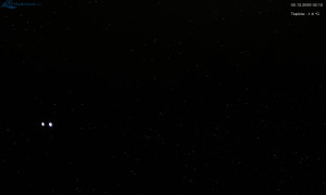 Město Rokytnice nad Jizerou - Lysá hora, pohled na západ - 2.12.2025 v 02:15 Město Rokytnice nad Jizerou - Lysá hora, pohled na západ - 2.12.2025 v 02:15