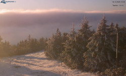 Lysá hora, pohled na západ