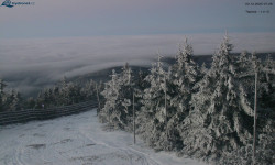Lysá hora, pohled na západ