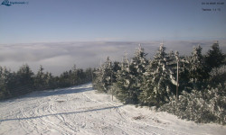 Lysá hora, pohled na západ