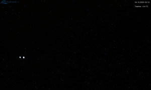 Město Rokytnice nad Jizerou - Lysá hora, pohled na západ - 4.12.2025 v 02:15 Město Rokytnice nad Jizerou - Lysá hora, pohled na západ - 4.12.2025 v 02:15