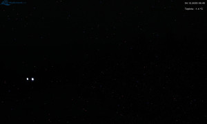 Město Rokytnice nad Jizerou - Lysá hora, pohled na západ - 4.12.2025 v 06:45 Město Rokytnice nad Jizerou - Lysá hora, pohled na západ - 4.12.2025 v 06:45