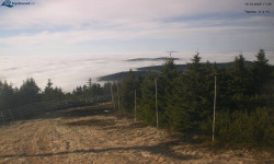 Lysá hora, pohled na západ