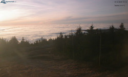 Lysá hora, pohled na západ