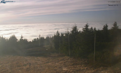 Lysá hora, pohled na západ