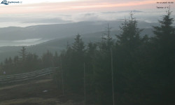 Lysá hora, pohled na západ