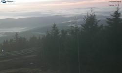 Lysá hora, pohled na západ