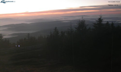 Lysá hora, pohled na západ