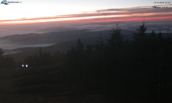 Lysá hora, pohled na západ