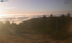 Lysá hora, pohled na západ