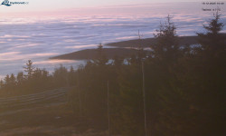 Lysá hora, pohled na západ