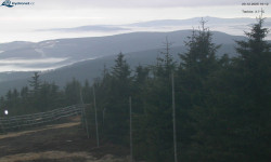 Lysá hora, pohled na západ