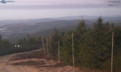 Lysá hora, pohled na západ