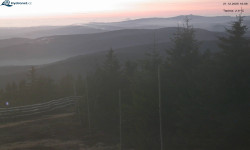 Lysá hora, pohled na západ