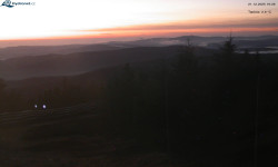 Lysá hora, pohled na západ