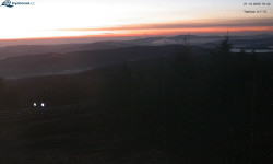 Lysá hora, pohled na západ