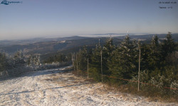 Lysá hora, pohled na západ