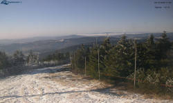 Lysá hora, pohled na západ