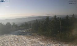 Lysá hora, pohled na západ