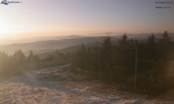 Lysá hora, pohled na západ