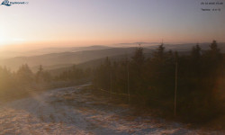 Lysá hora, pohled na západ