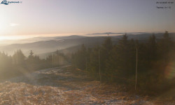 Lysá hora, pohled na západ