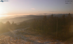 Lysá hora, pohled na západ