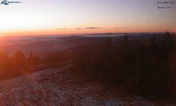 Lysá hora, pohled na západ