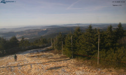 Lysá hora, pohled na západ